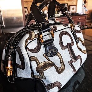 Gucci Bamboo horsebit boston bag !!!